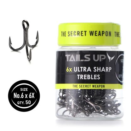 Treble Hooks (No. 6 x 6X)