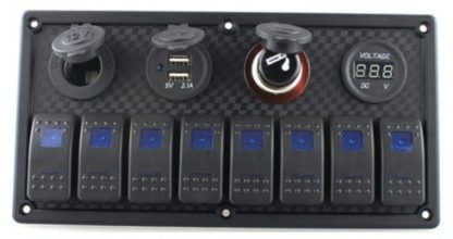 8 Switch Marine Panel with USB