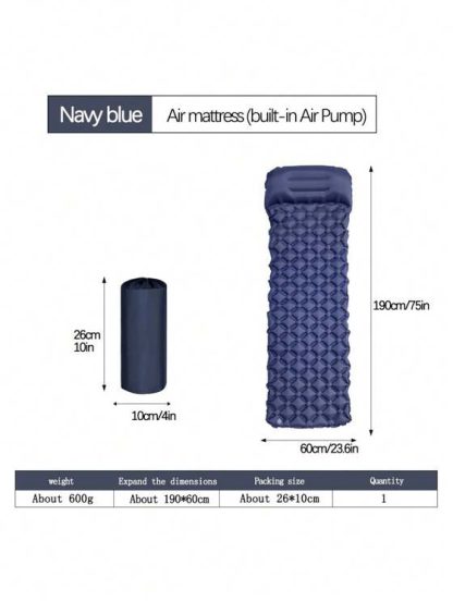 Inflatable Mattress - Hicking/Camping - Image 2